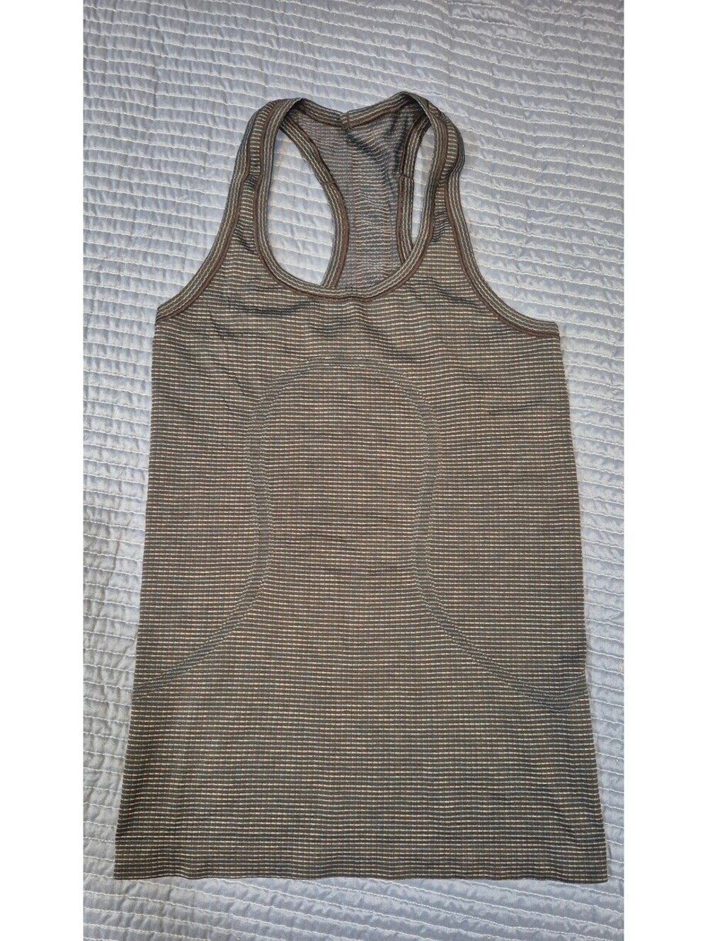 Lululemon Ebb to Street Tank Top - Striped Ribbed - Size 4